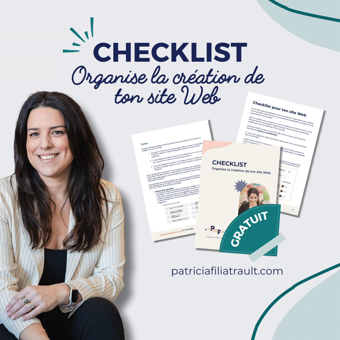 Checklist site web